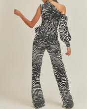 Load image into Gallery viewer, Zebra One Sleeve Playsuit
