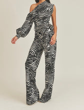 Load image into Gallery viewer, Zebra One Sleeve Playsuit
